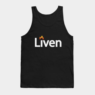 Liven creative text design Tank Top